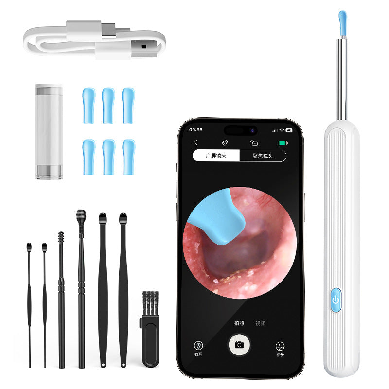 Wireless Visual Ear Scoop with Light