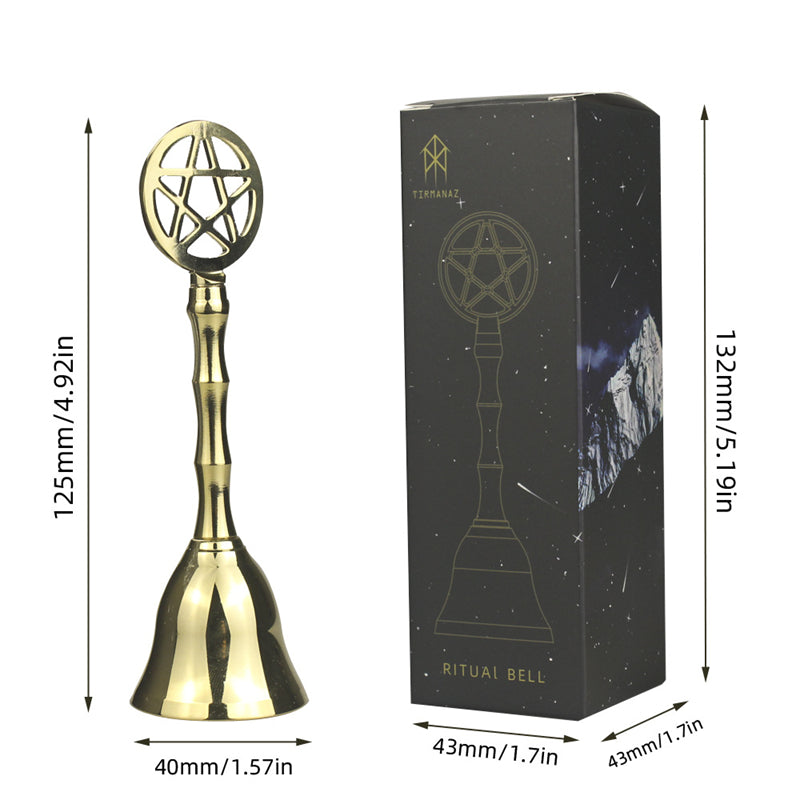 Witch altar bell hand-cranked bell