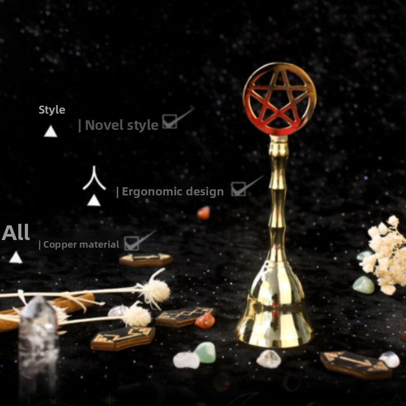 Witch altar bell hand-cranked bell