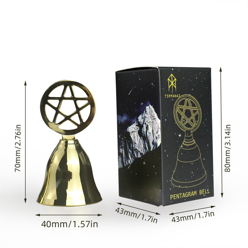 Witch altar bell hand-cranked bell