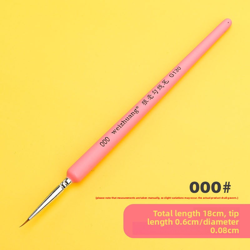 Wolf hair outlining brush