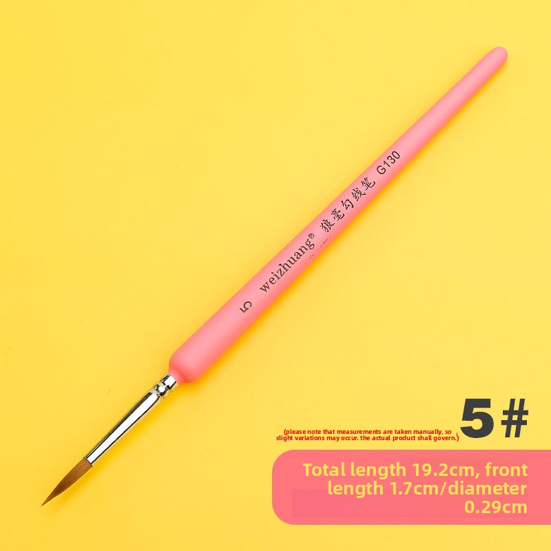 Wolf hair outlining brush