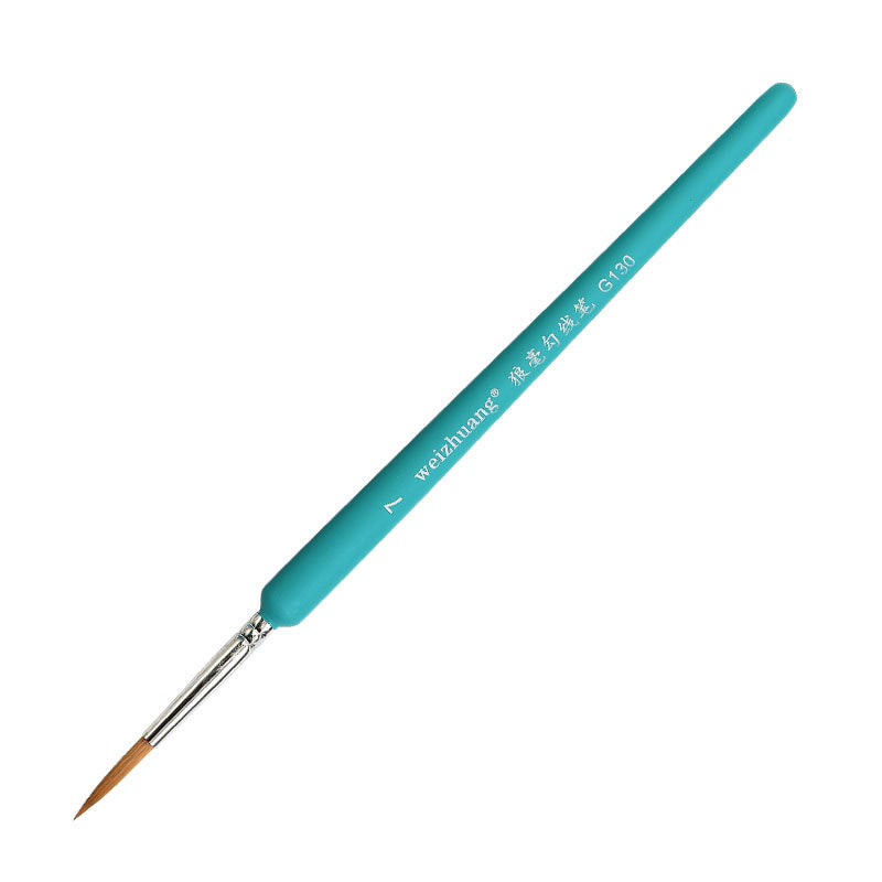 Wolf hair outlining brush
