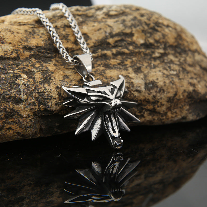 Wolf Head Necklace