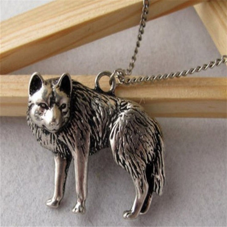 Wolf Pendant Necklace