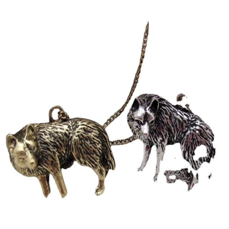 Wolf Pendant Necklace