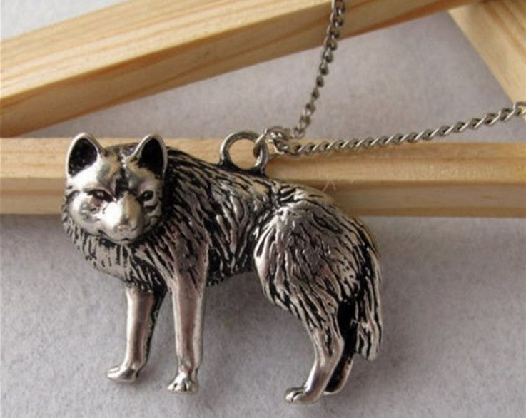 Wolf Pendant Necklace