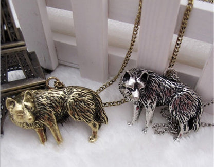 Wolf Pendant Necklace
