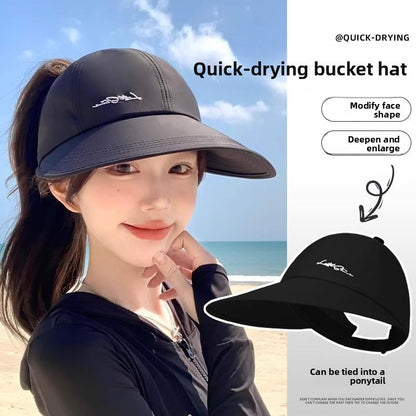 Women Adjustable Sun Hat with Wide Brim