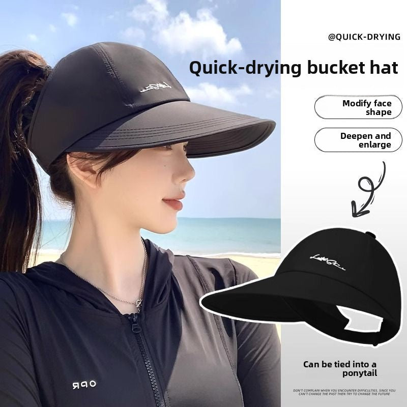 Women Adjustable Sun Hat with Wide Brim