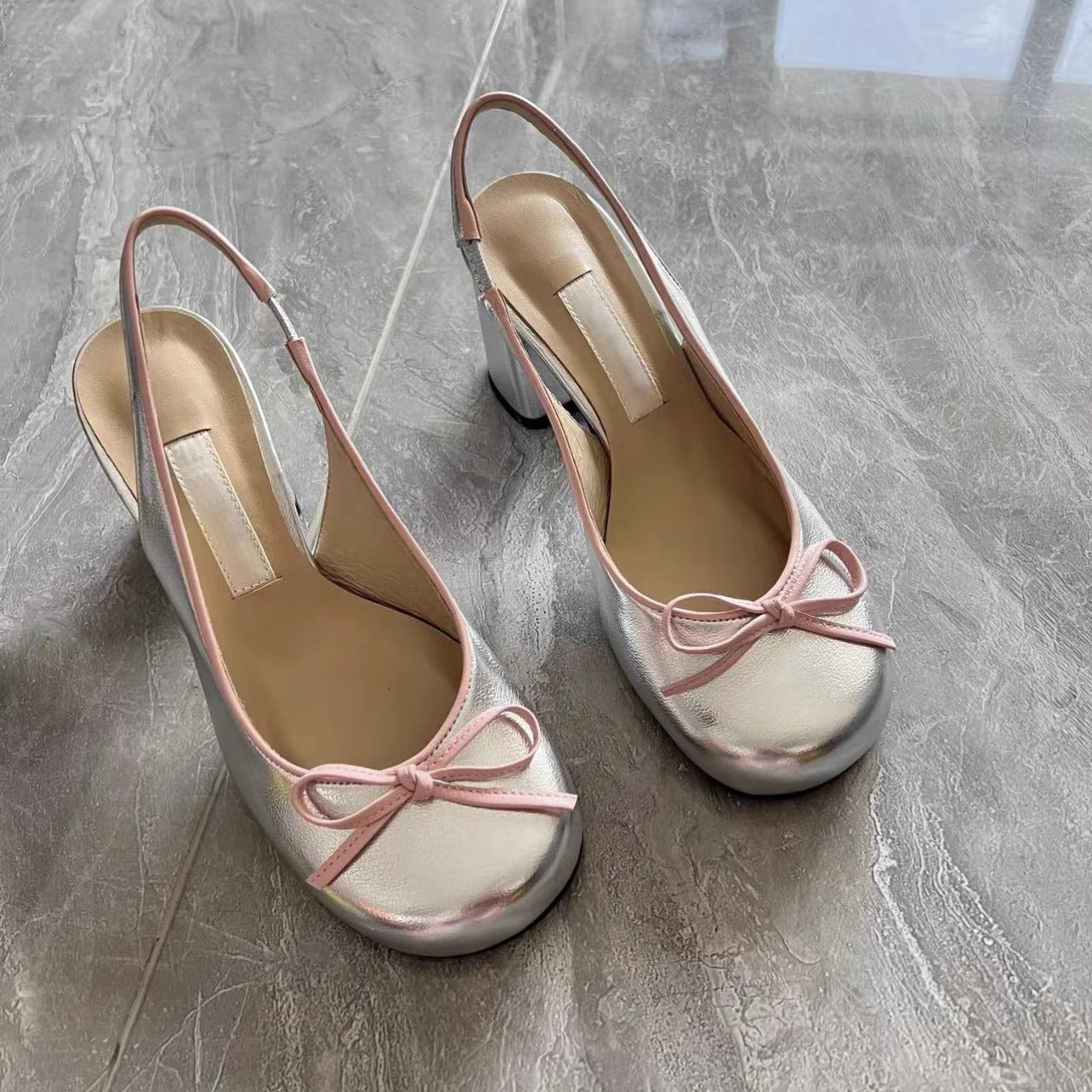 Women Bow Detail Mary Jane Shoes