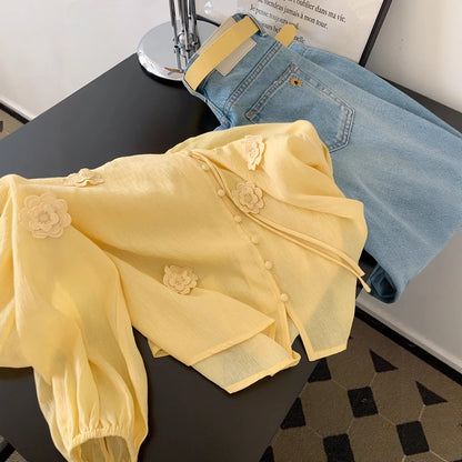 Women Bow Detail Shirt