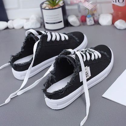 Women Canvas Slip-On Flat Sneakers