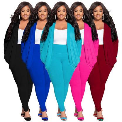 women cardigan leggings set