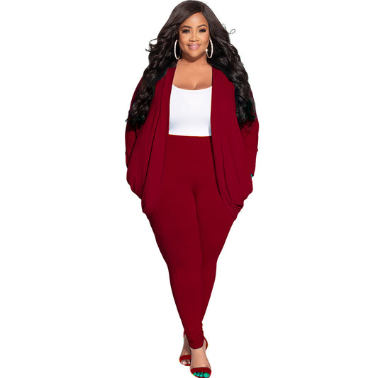 women cardigan leggings set