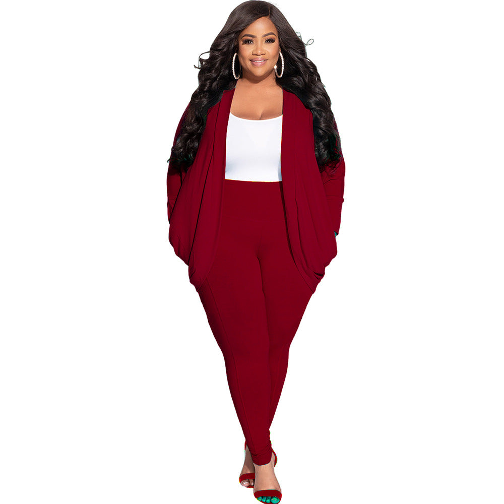 women cardigan leggings set