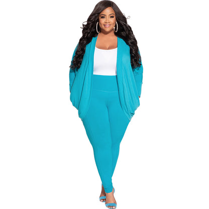 women cardigan leggings set