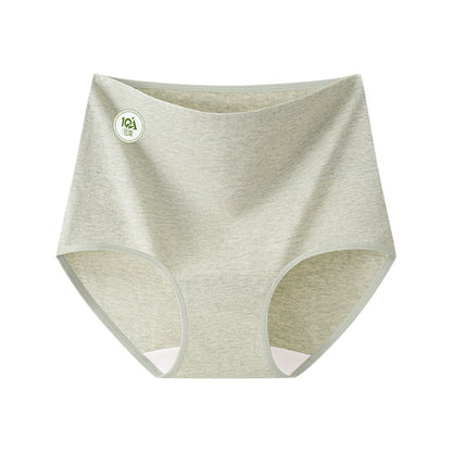 Women Cotton Briefs Seamless High Waist Antibacterial Underwear