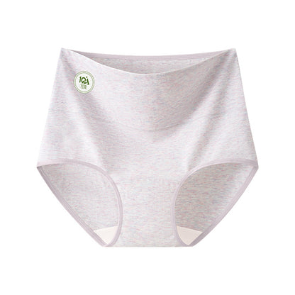 Women Cotton Briefs Seamless High Waist Antibacterial Underwear