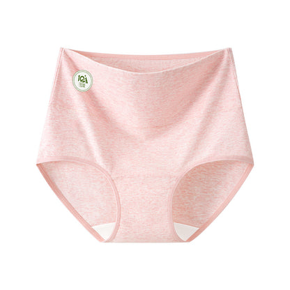Women Cotton Briefs Seamless High Waist Antibacterial Underwear