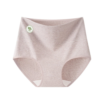 Women Cotton Briefs Seamless High Waist Antibacterial Underwear