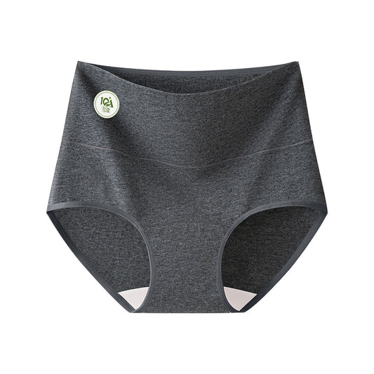 Women Cotton Briefs Seamless High Waist Antibacterial Underwear
