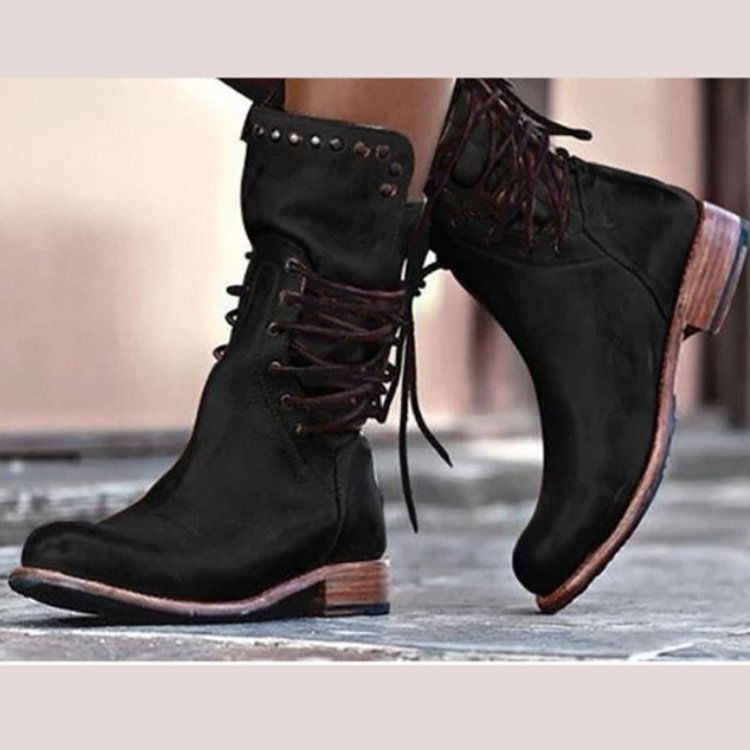 Women Cowboy Mid-Calf Boots