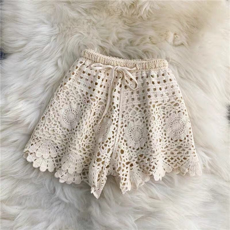Women Crochet Coverup Set