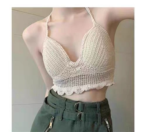 Women Crochet Coverup Set