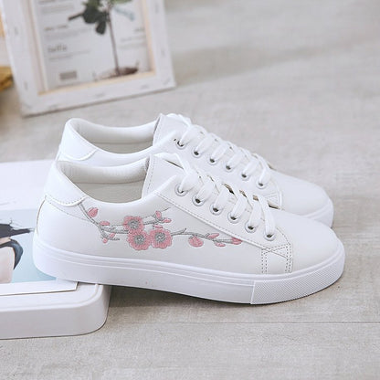 Women Embroidered Casual Sneakers