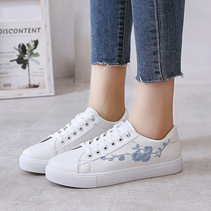 Women Embroidered Casual Sneakers