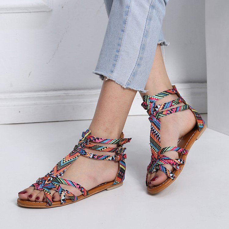 Women Ethnic Flat Sandals