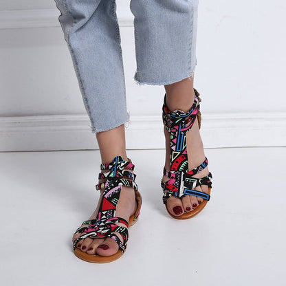 Women Ethnic Flat Sandals