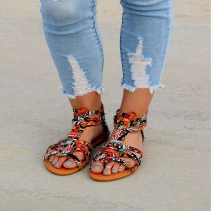 Women Ethnic Flat Sandals