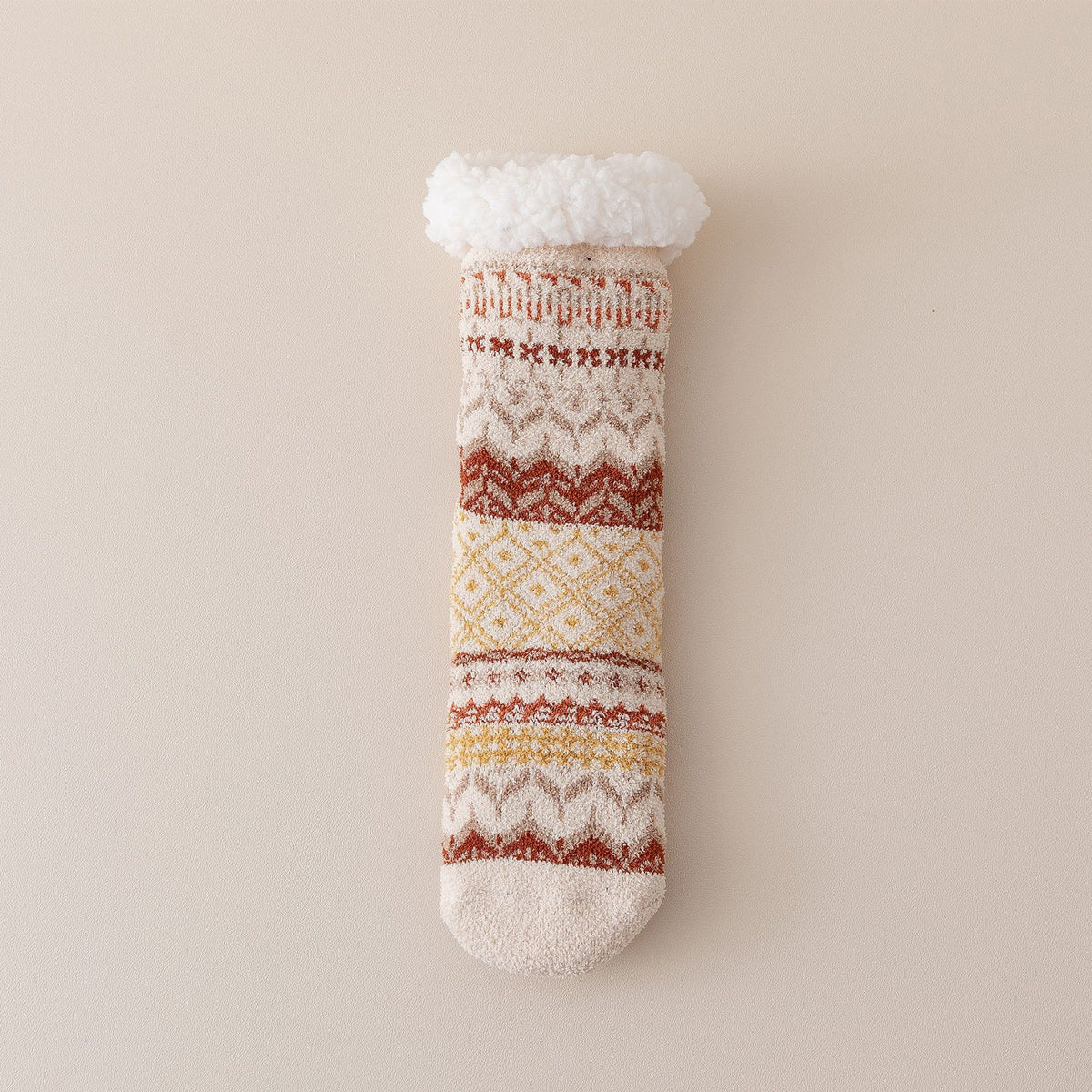 Women Fleece Lined Anti Slip Socks