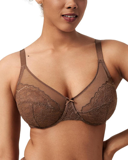 Women Full Coverage Minimizer Bra Underwire