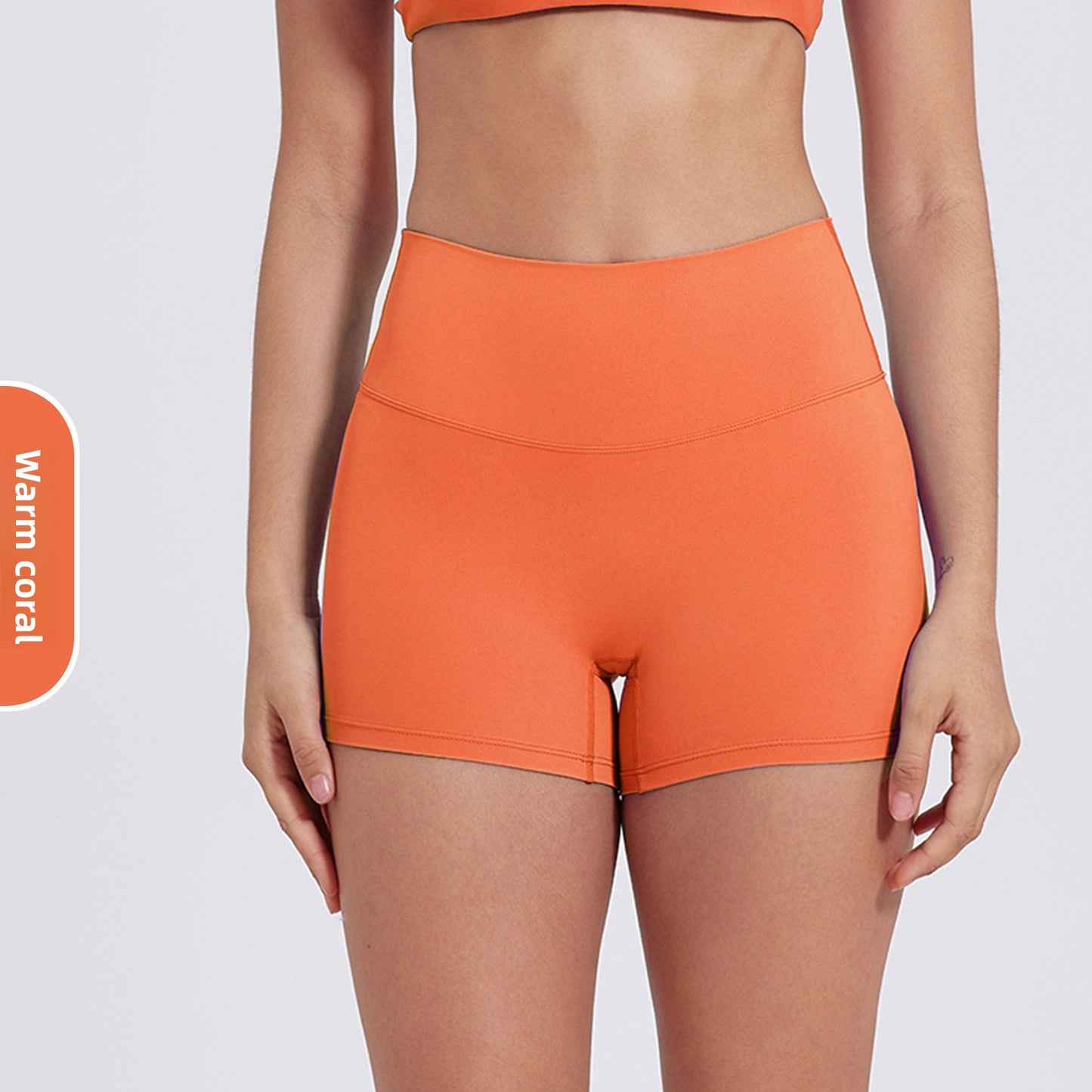 Women High Waist Yoga Shorts Fitness Running Tight Pants