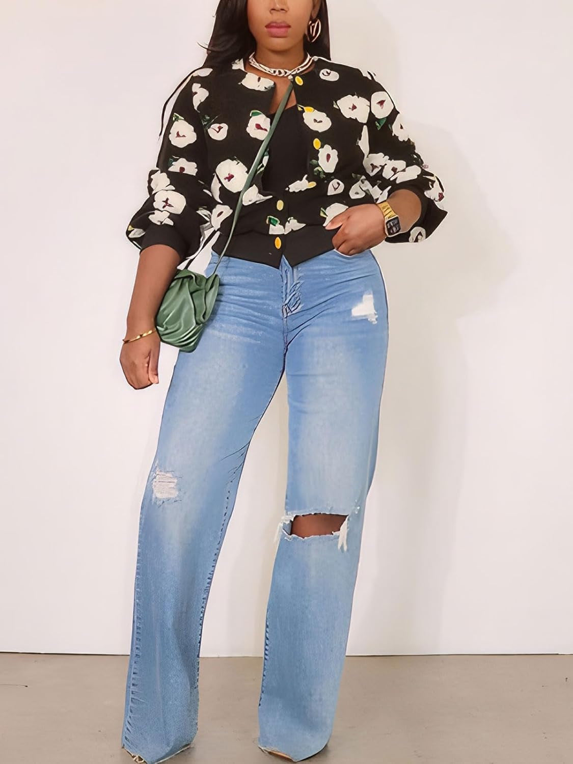 Women Jacquard Cardigan