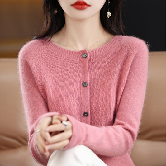 Women Knitted Cardigan Sweater
