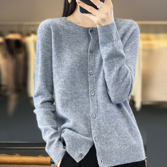 Women Knitted Cardigan Sweater