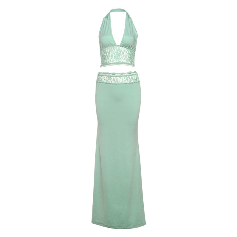women lace suit