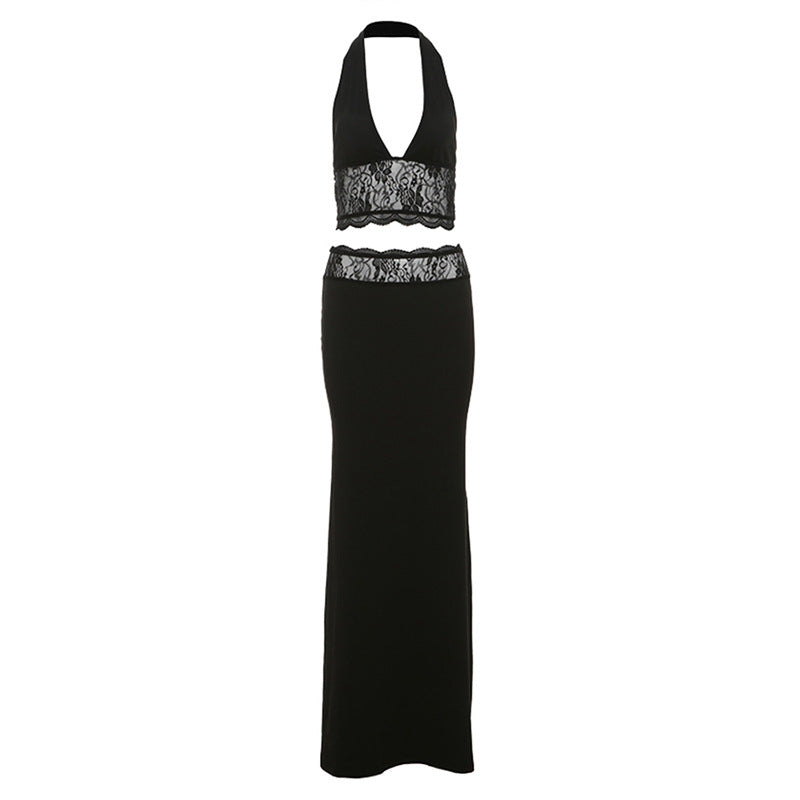 women lace suit