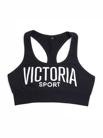 Women Letter Print Knitted Vest