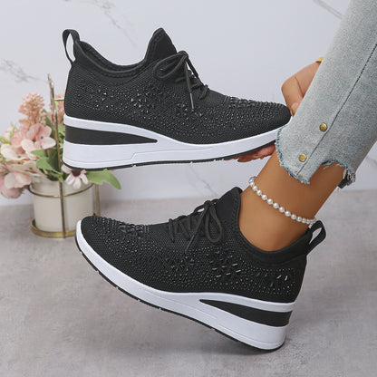 Women Low Wedge Casual Shoes