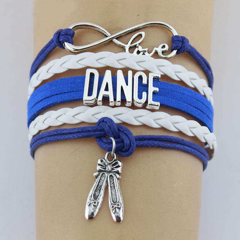Women Multilayer Leather Rope Woven Bracelet