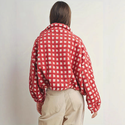 Women Plaid Coat