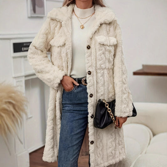 women plush coat
