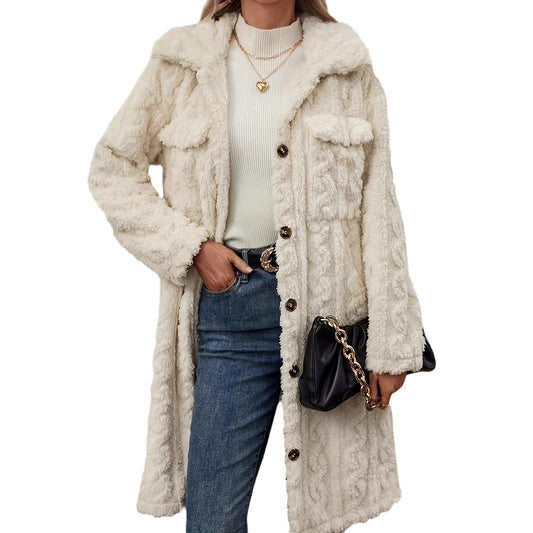 women plush coat