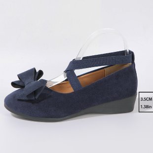 Women Pointed Toe Wedge Casual Shoes