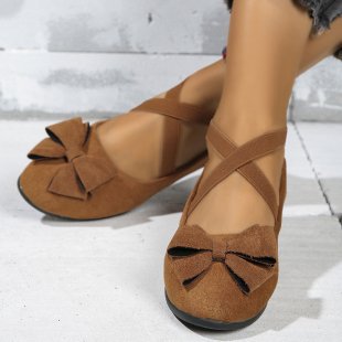 Women Pointed Toe Wedge Casual Shoes